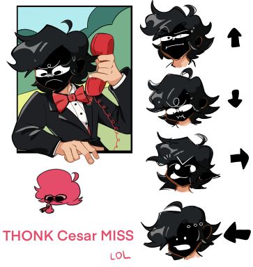 THONK Cesar miss emote